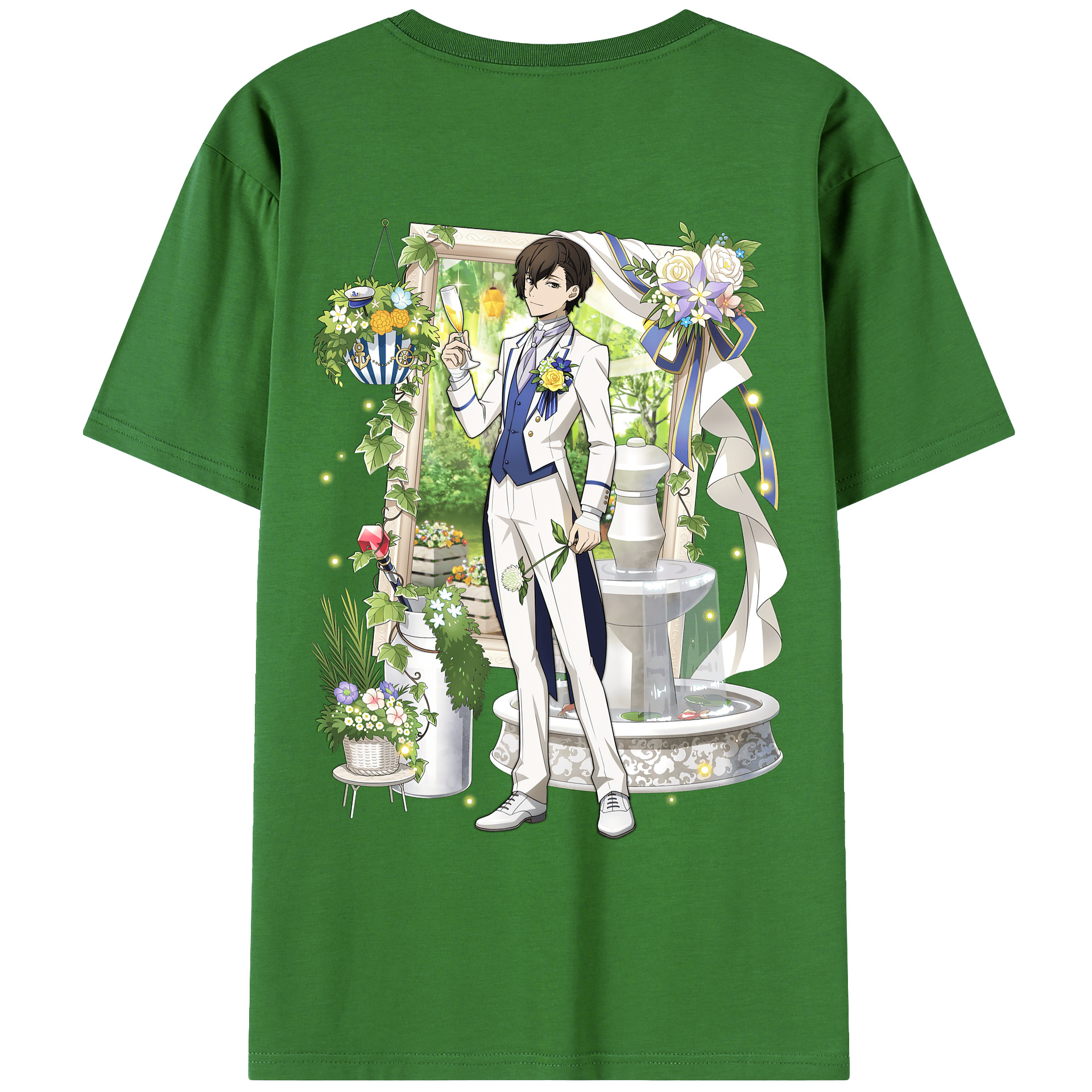 （画像用） 文豪ストレイドッグス Bungo Stray Dogs レディース半袖Tシャツ(バックプリント)